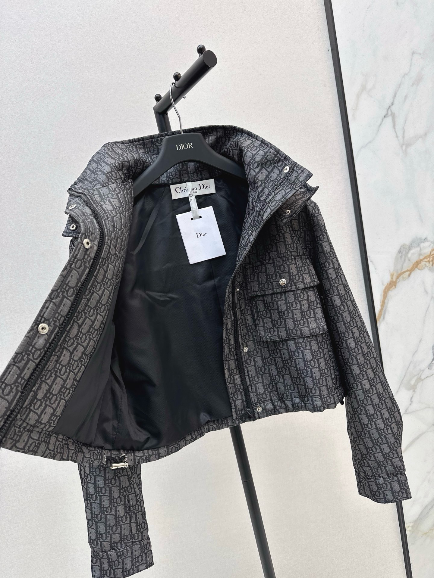 CD 26fw jacquard cropped jacket
