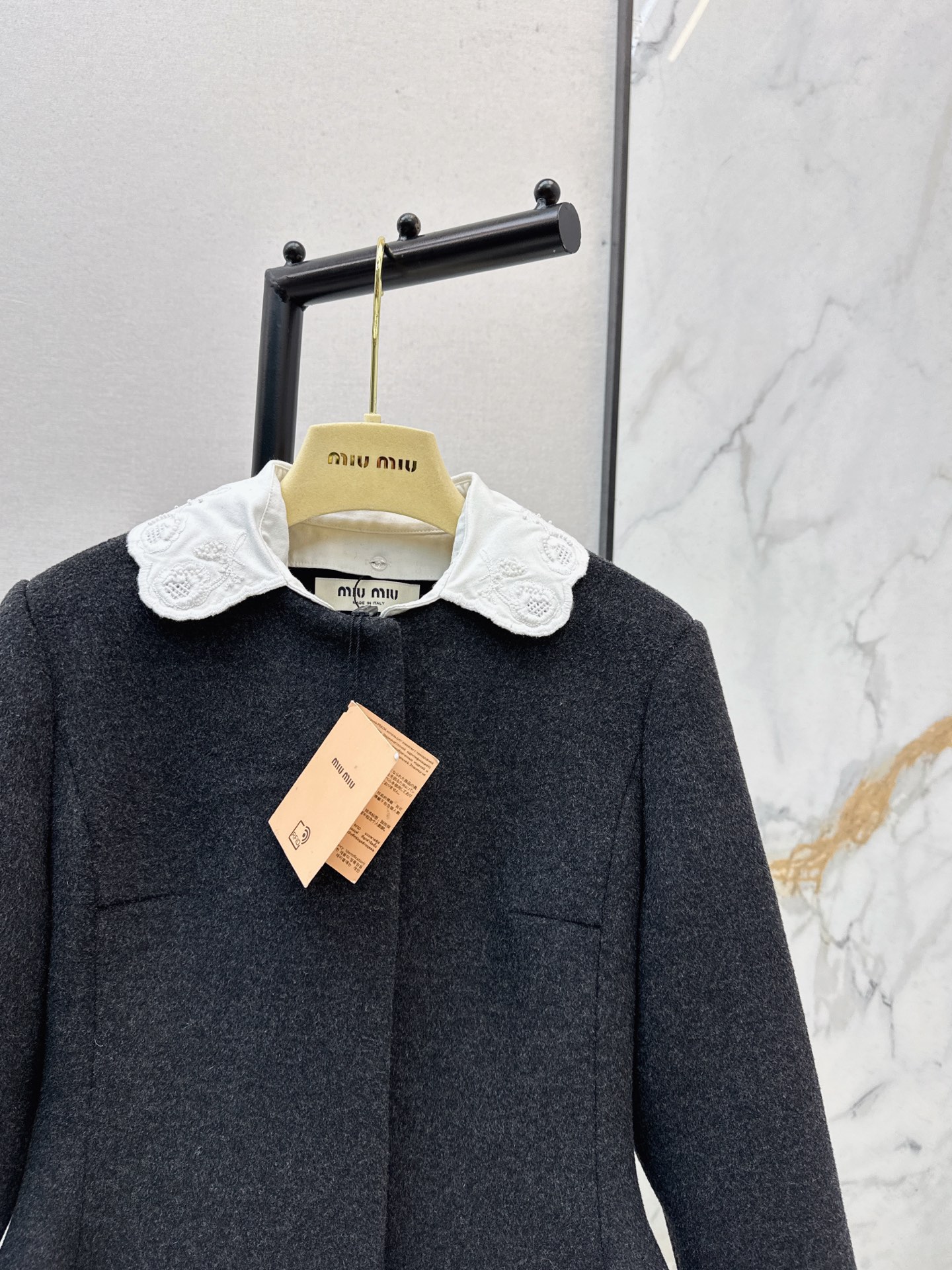 Miu 26fw woolen jacket dress