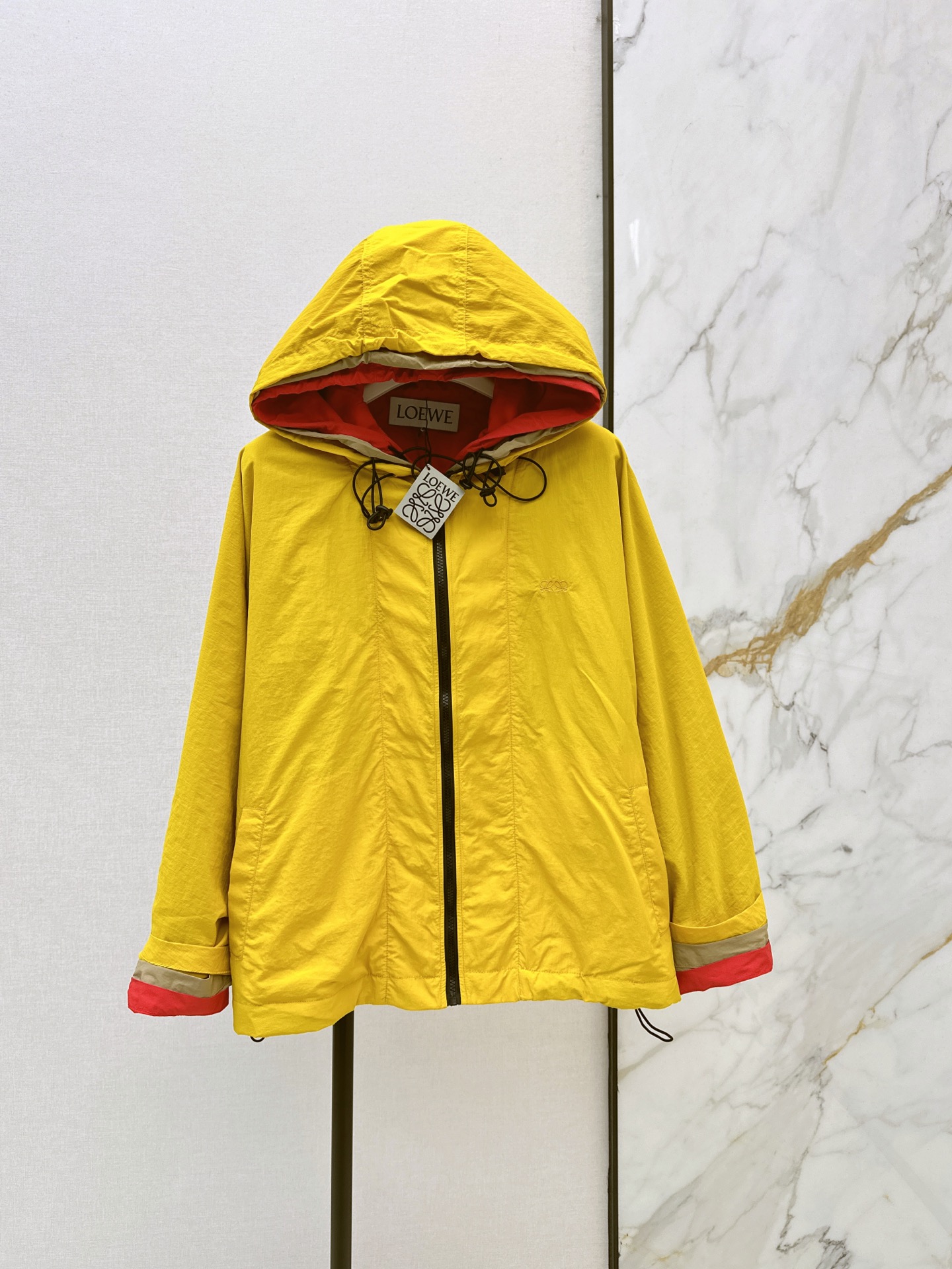 Loe 26fw hooded zipper jacket