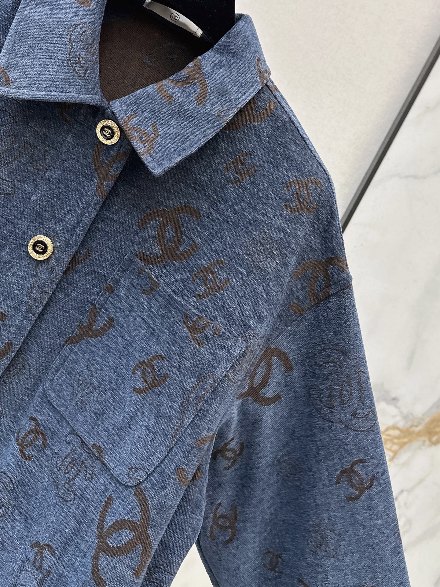 Chan 26fw print jacket
