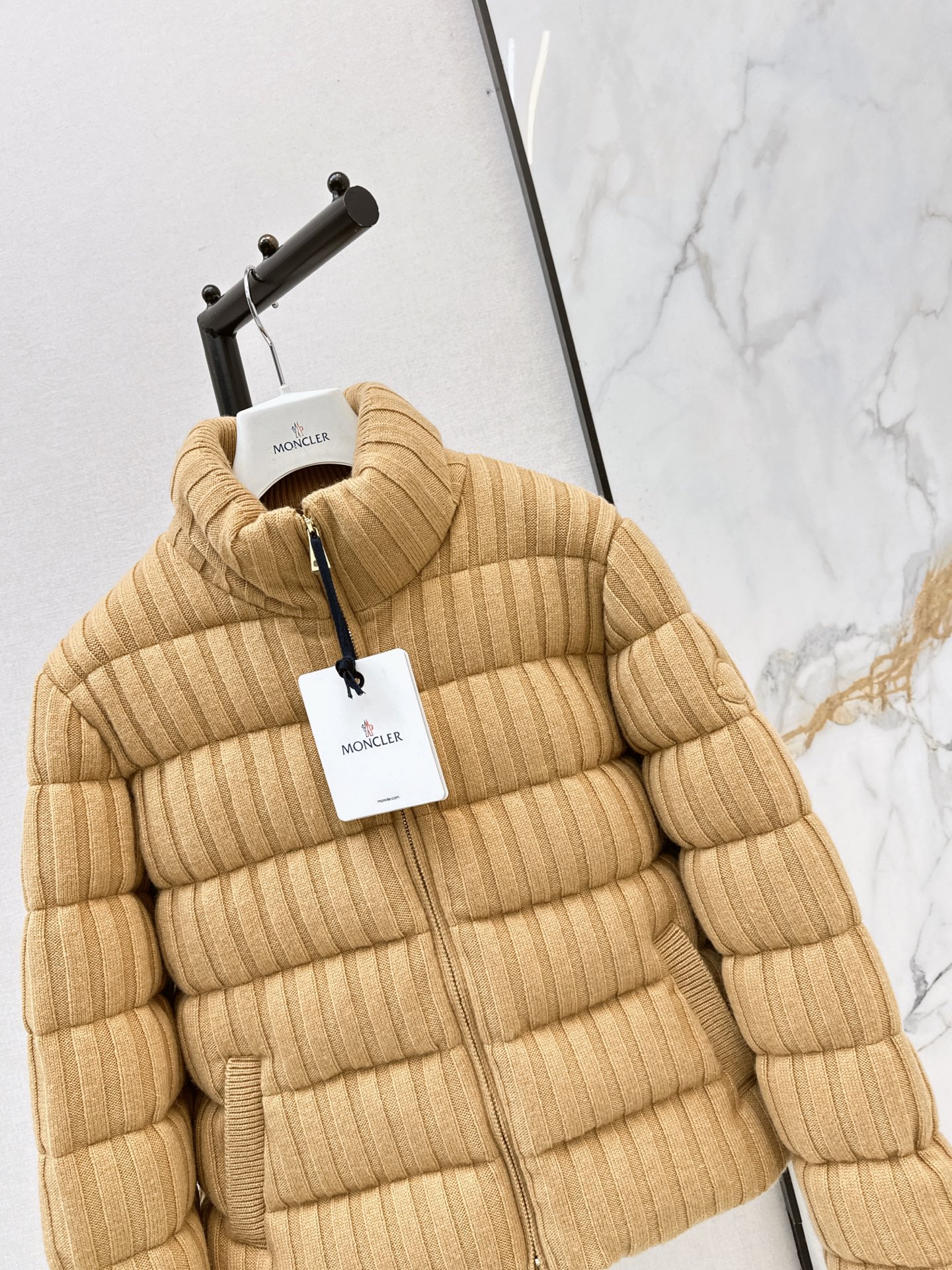 Monc 26fw knit down jacket