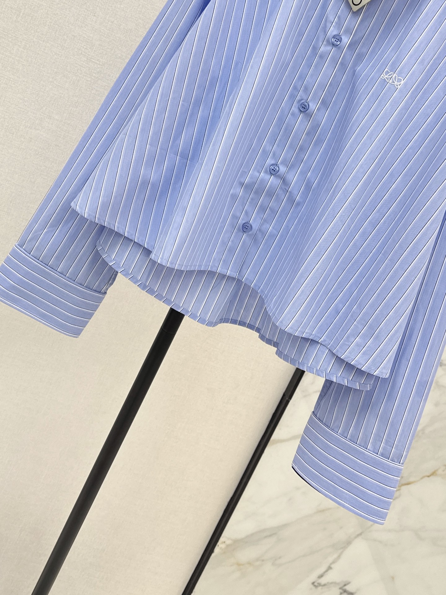 Loe 26fw contract collar shirt