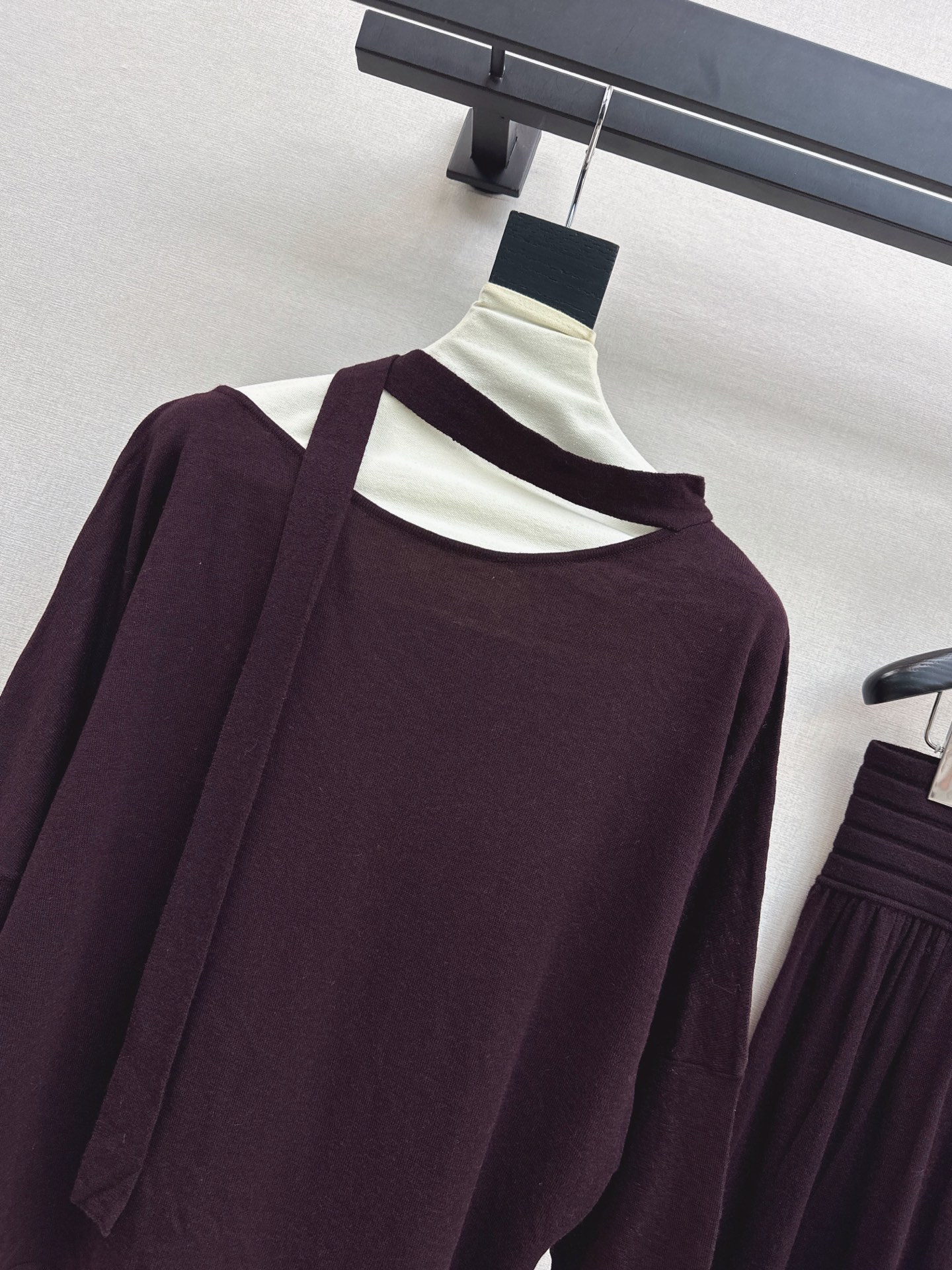 Row 26fw wool knitwear pants sets
