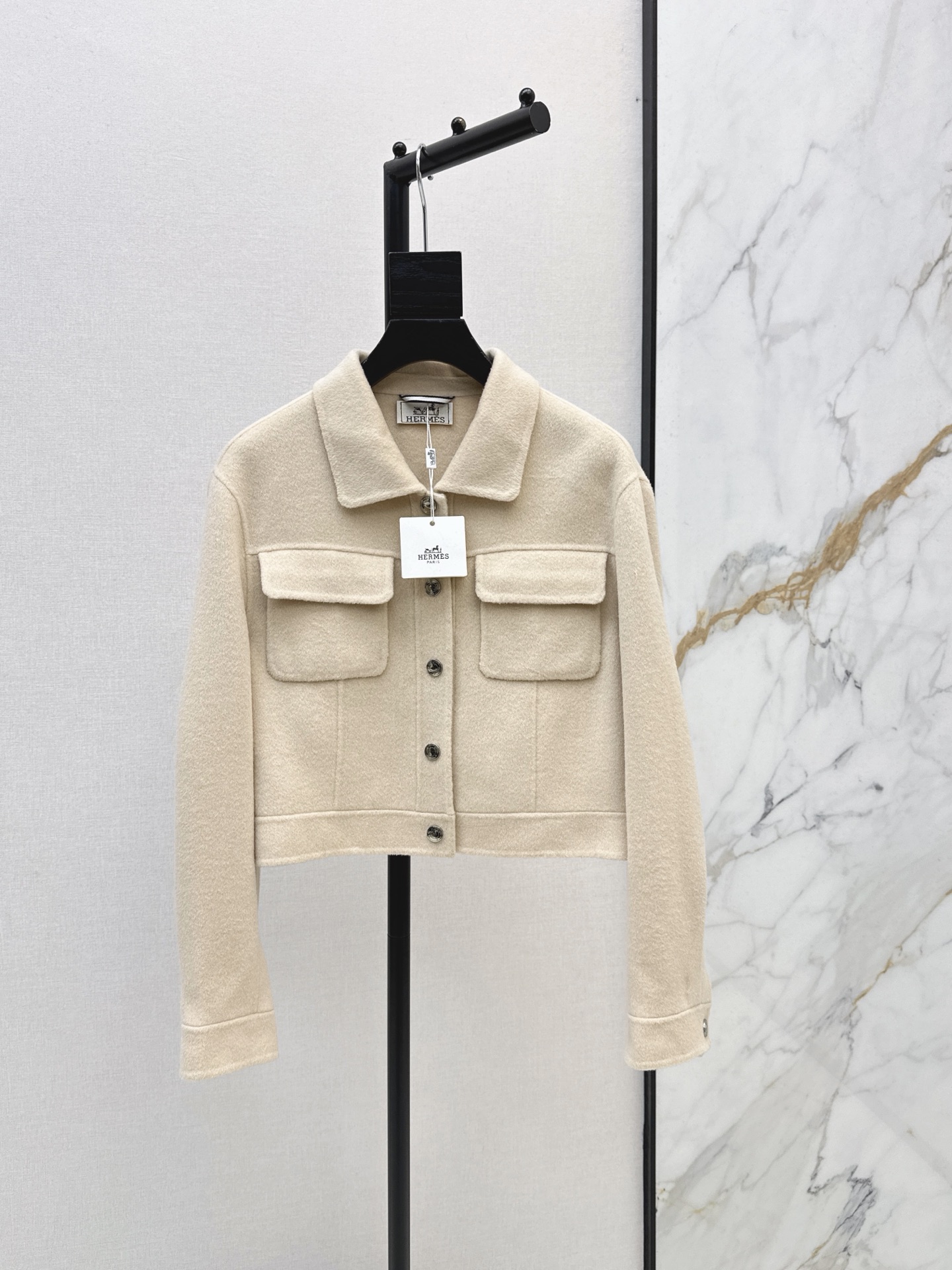 Her 26fw cashmere cropped jacket