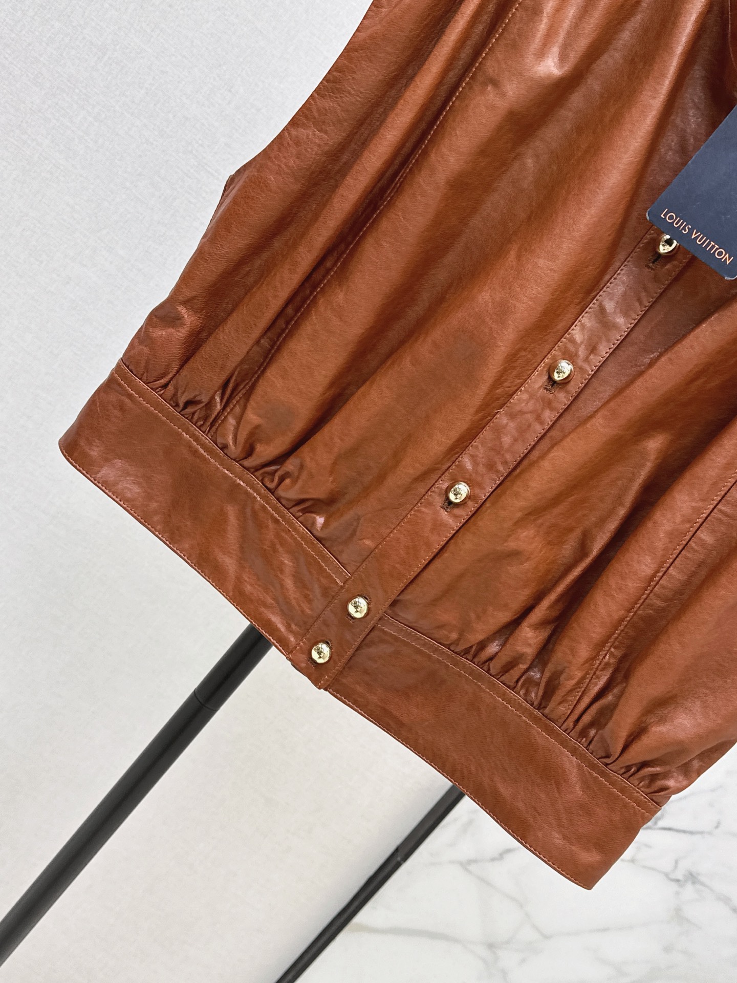 Loui 26fw leather vest jacket