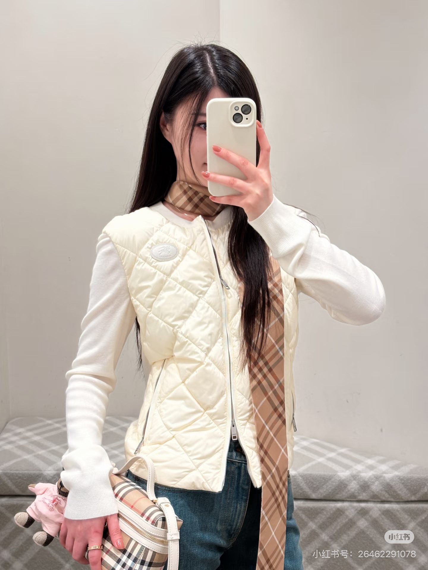 Bur 26fw knit contract down jacket