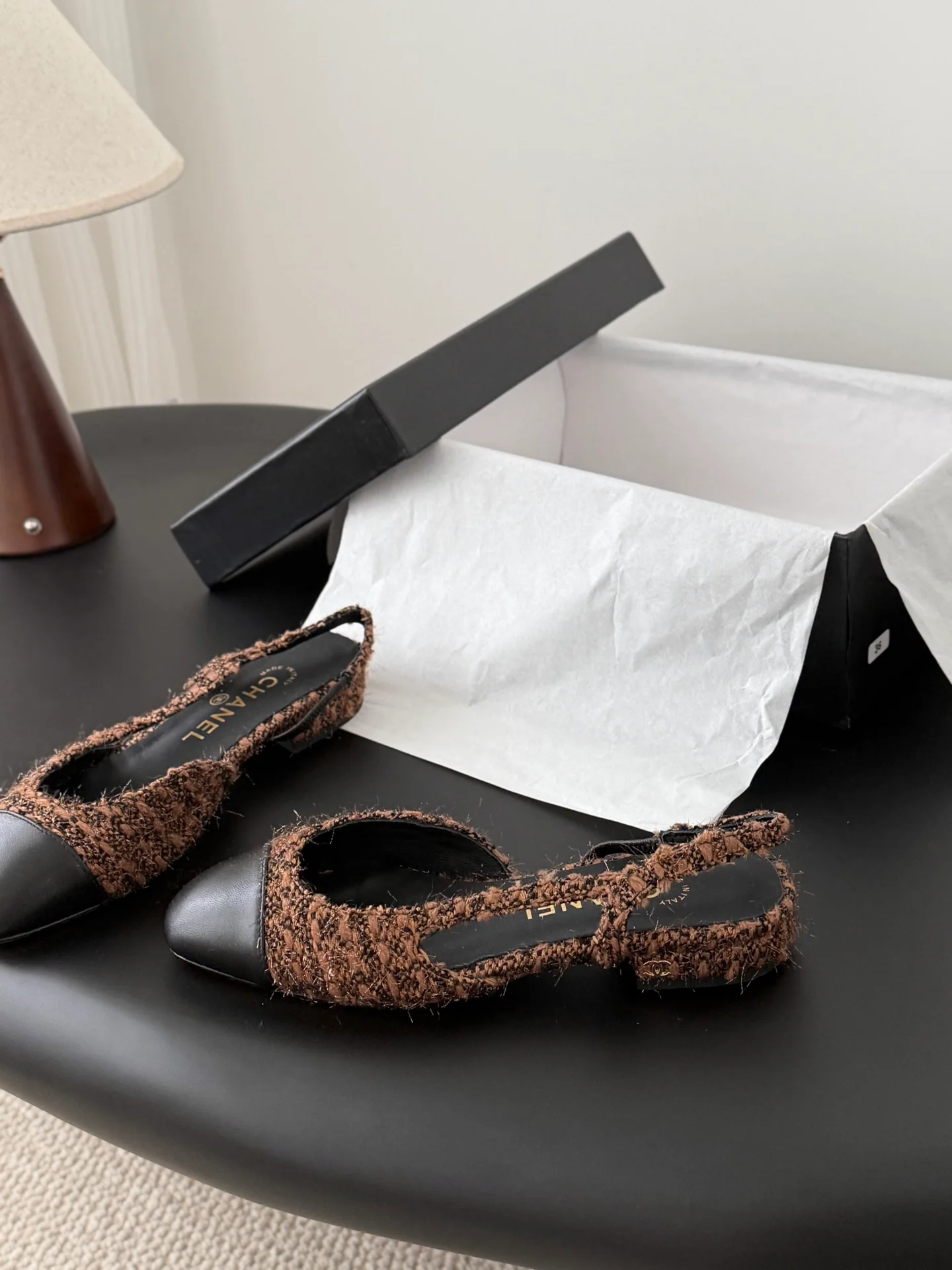 Chan 25fw slingback sandals