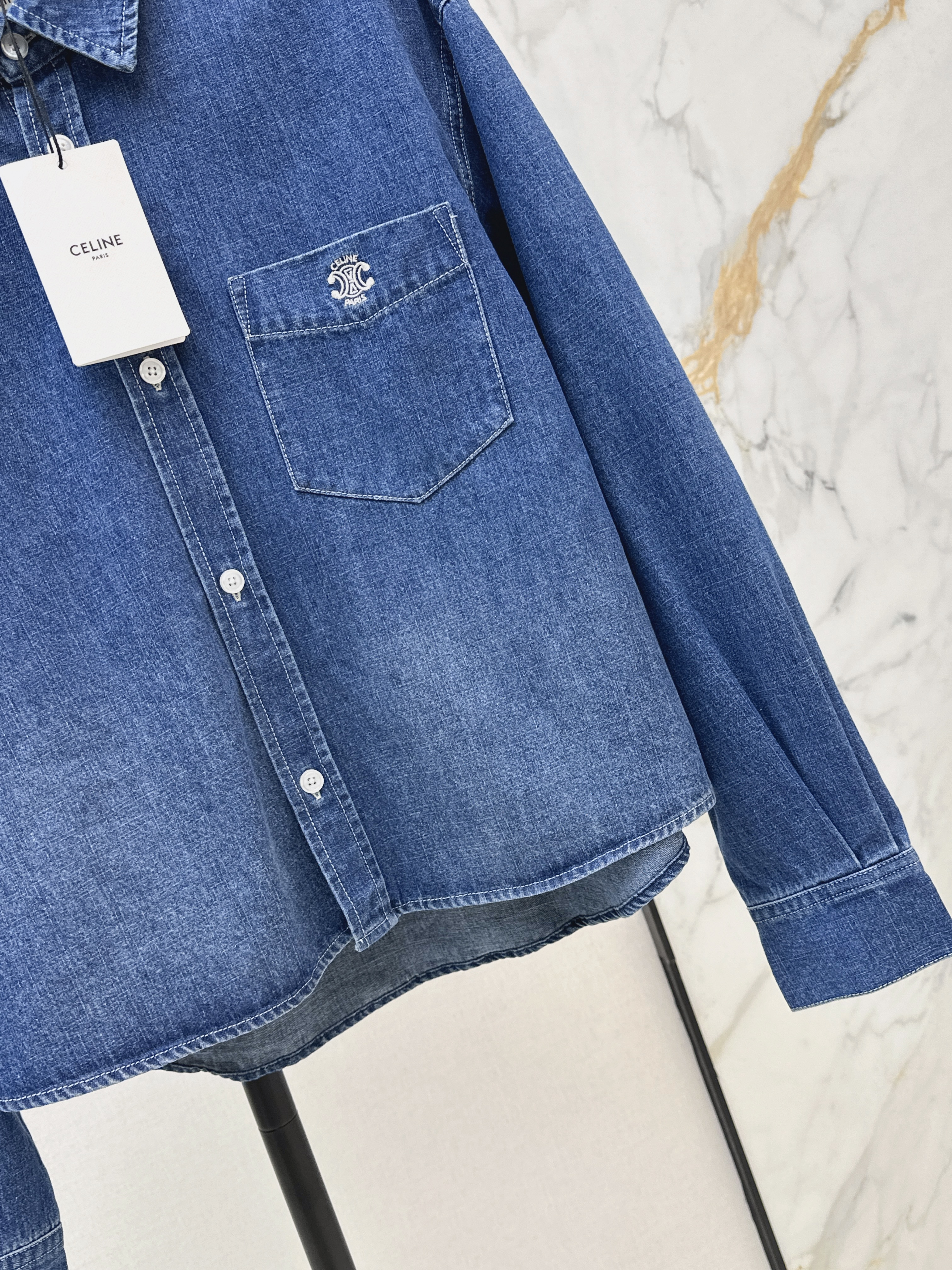 Celi 26ss denim shirt