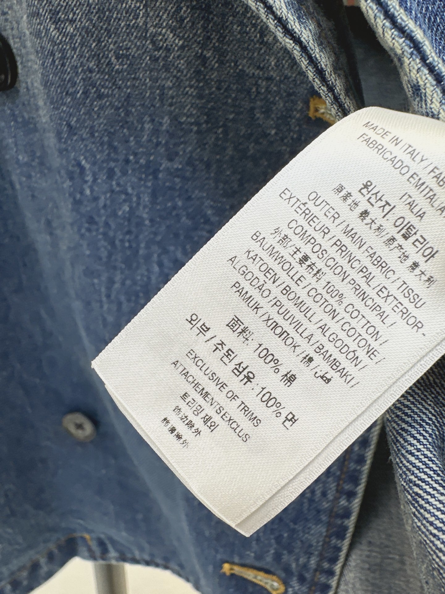 Burb 26fw denim trench coats