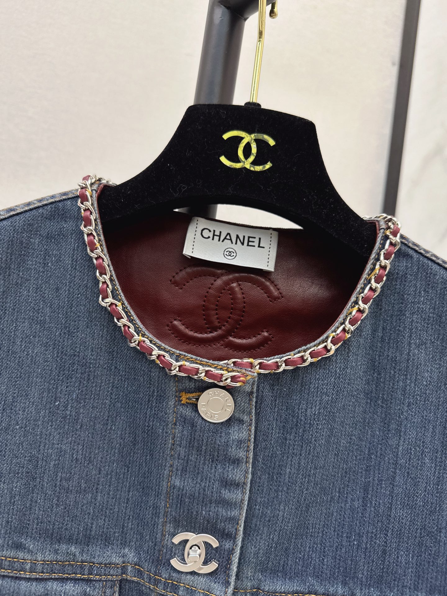 Chan 26fw denim vest