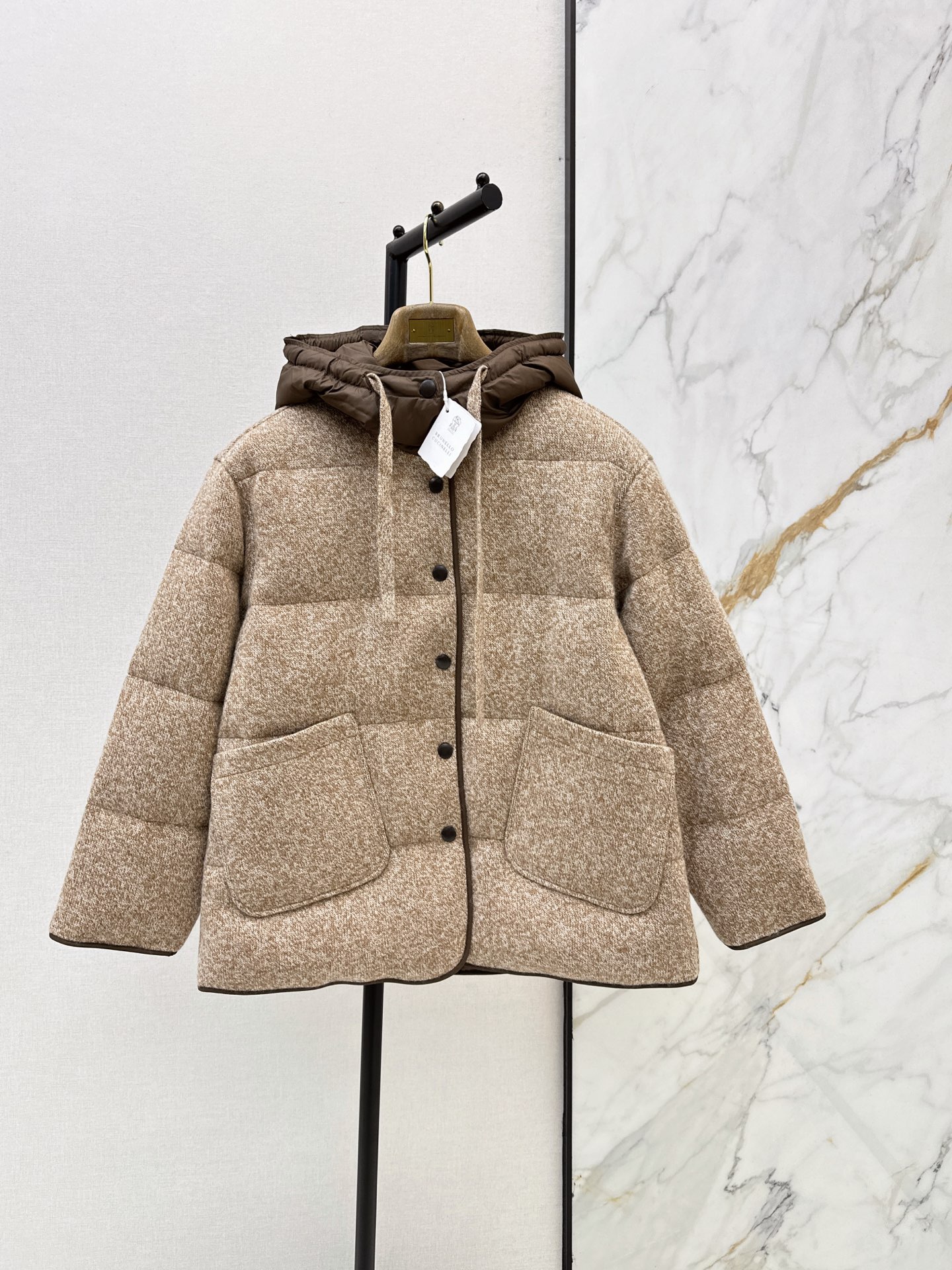 Brun 26fw cashmere down jacket