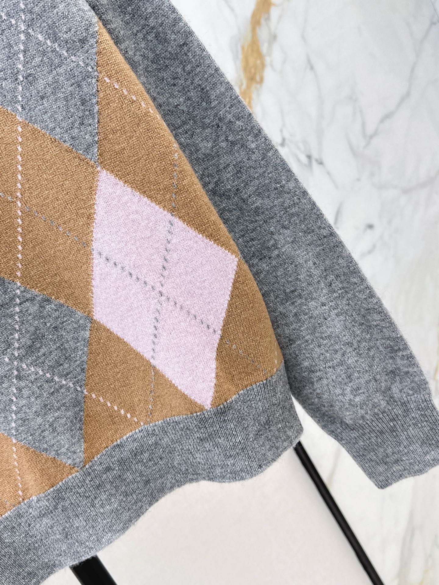 Pra 26fw cashmere polo knitwear