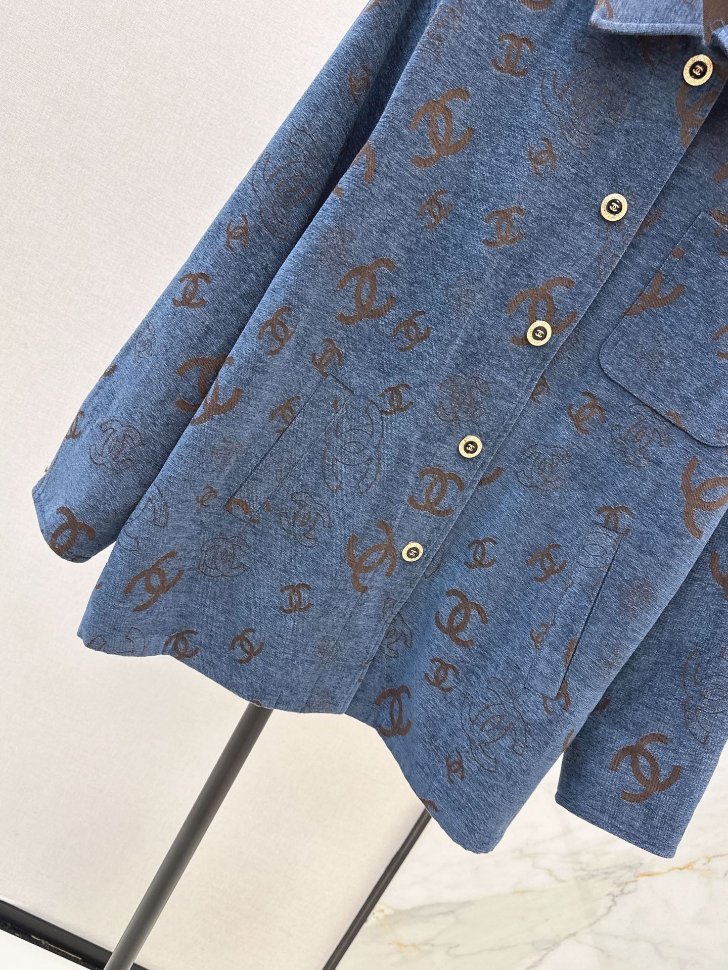 Chan 26fw print jacket