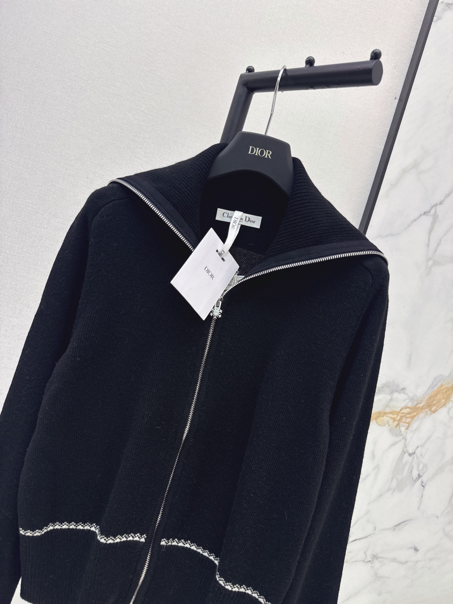 CD 26fw zipper knit cardigan