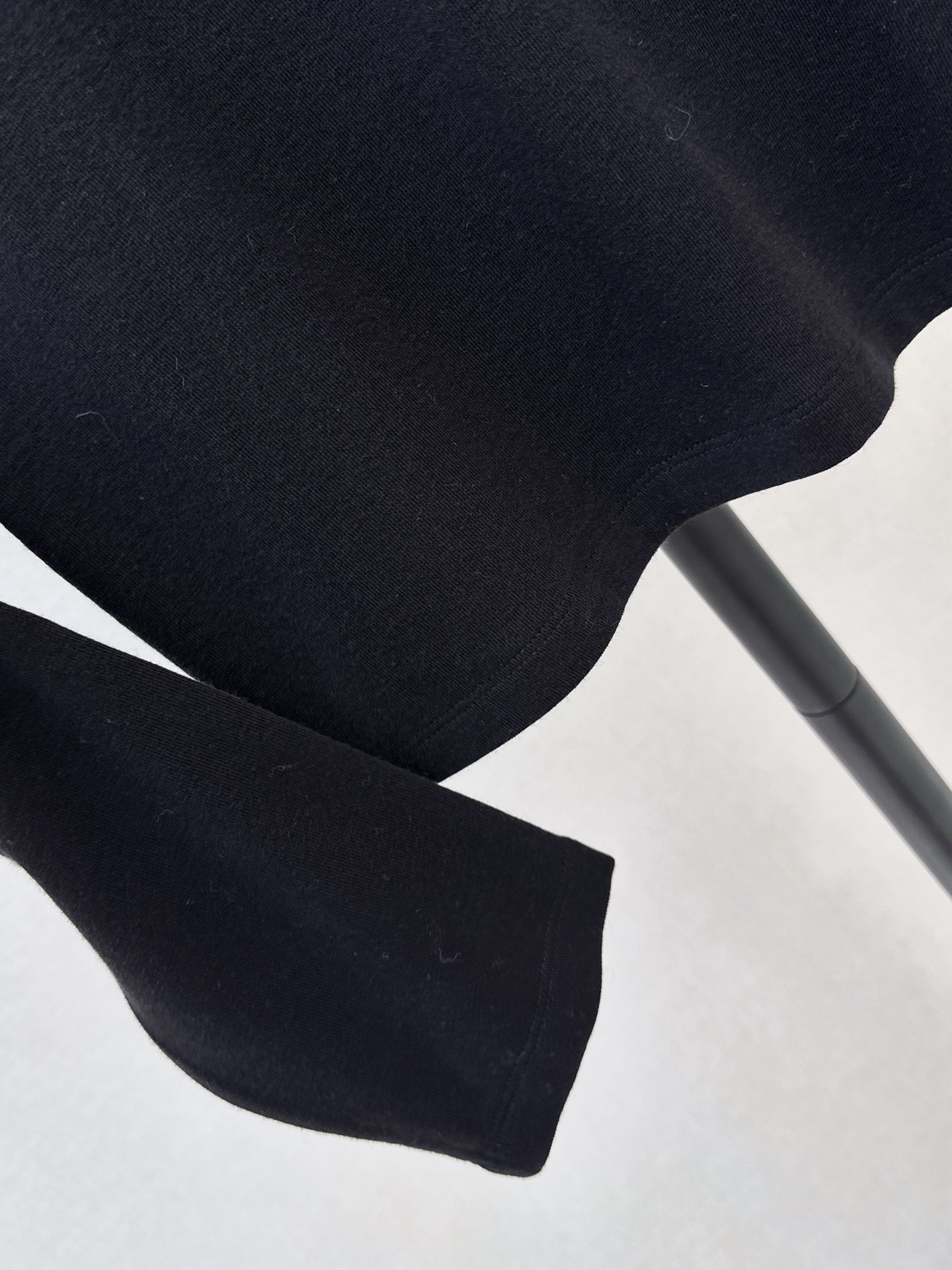 Sain 26fw zip-up knit basic tee