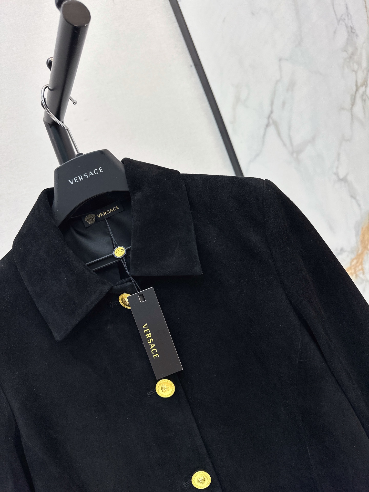 Ver 26fw suede long jacket