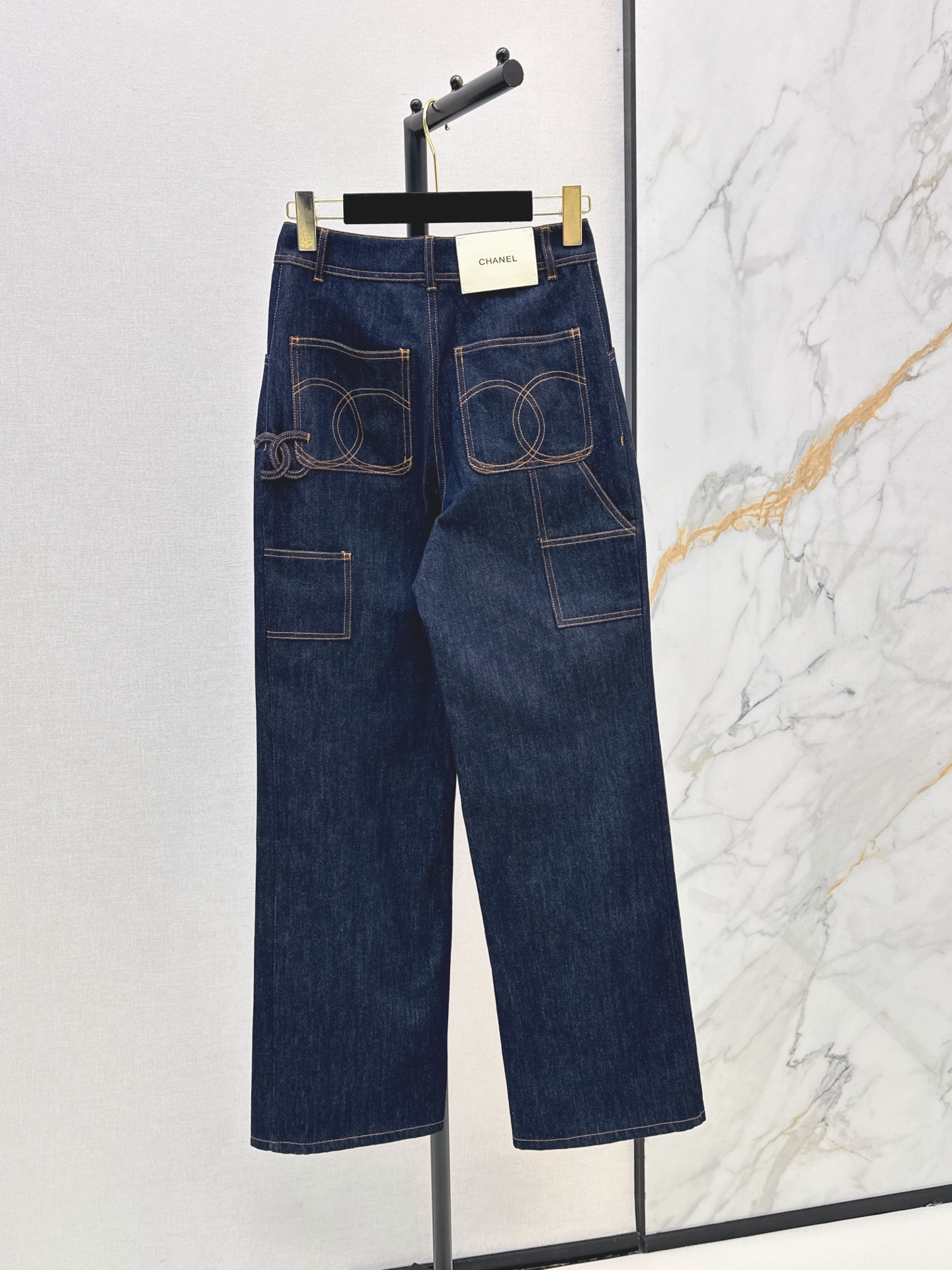 Chan 26fw straight-leg jeans