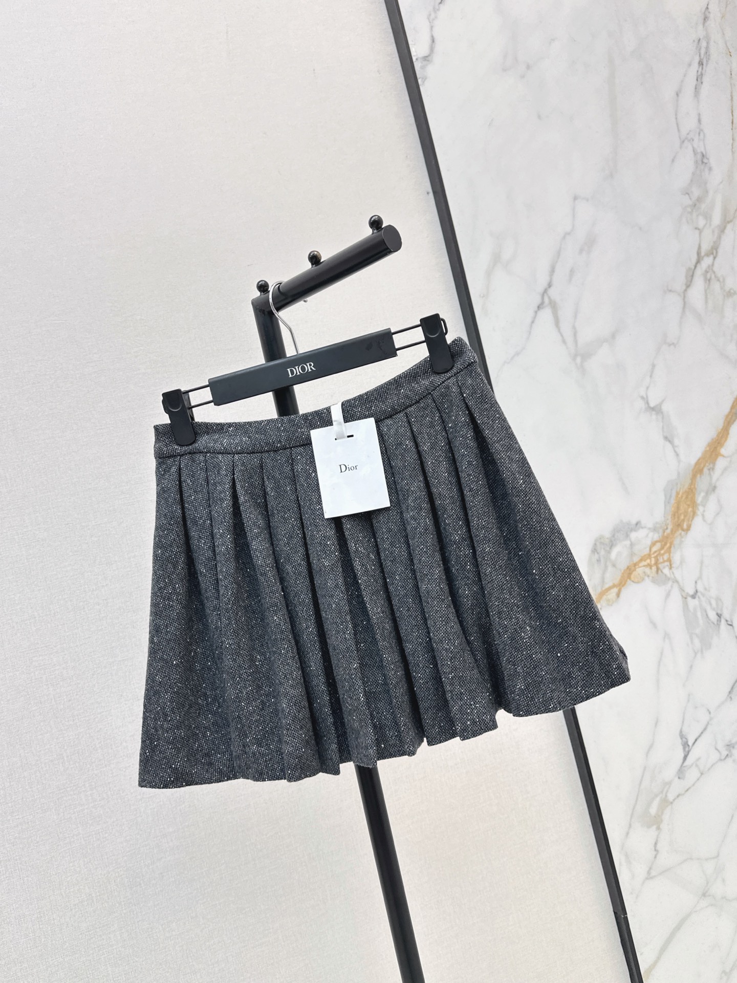 CD 26fw pleated mini skirt