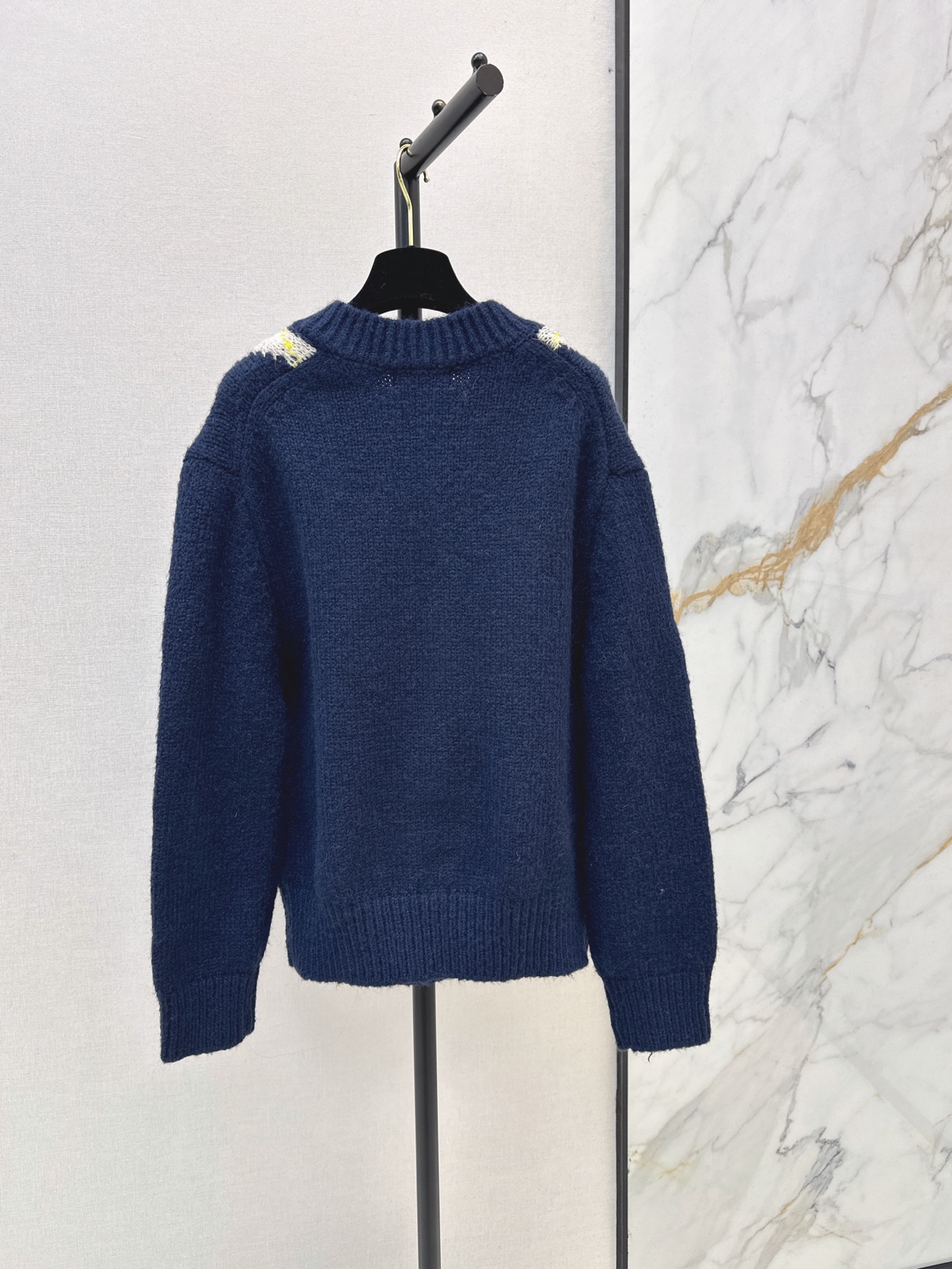 Chan 26fw jacquard knit sweater