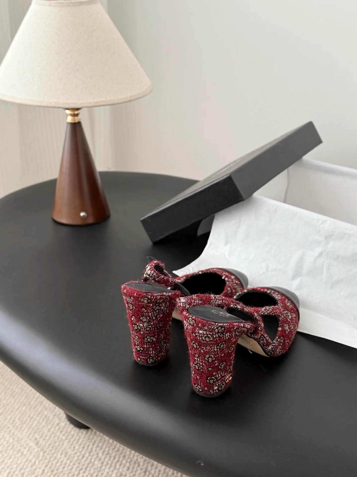 Chan 25fw slingback heels