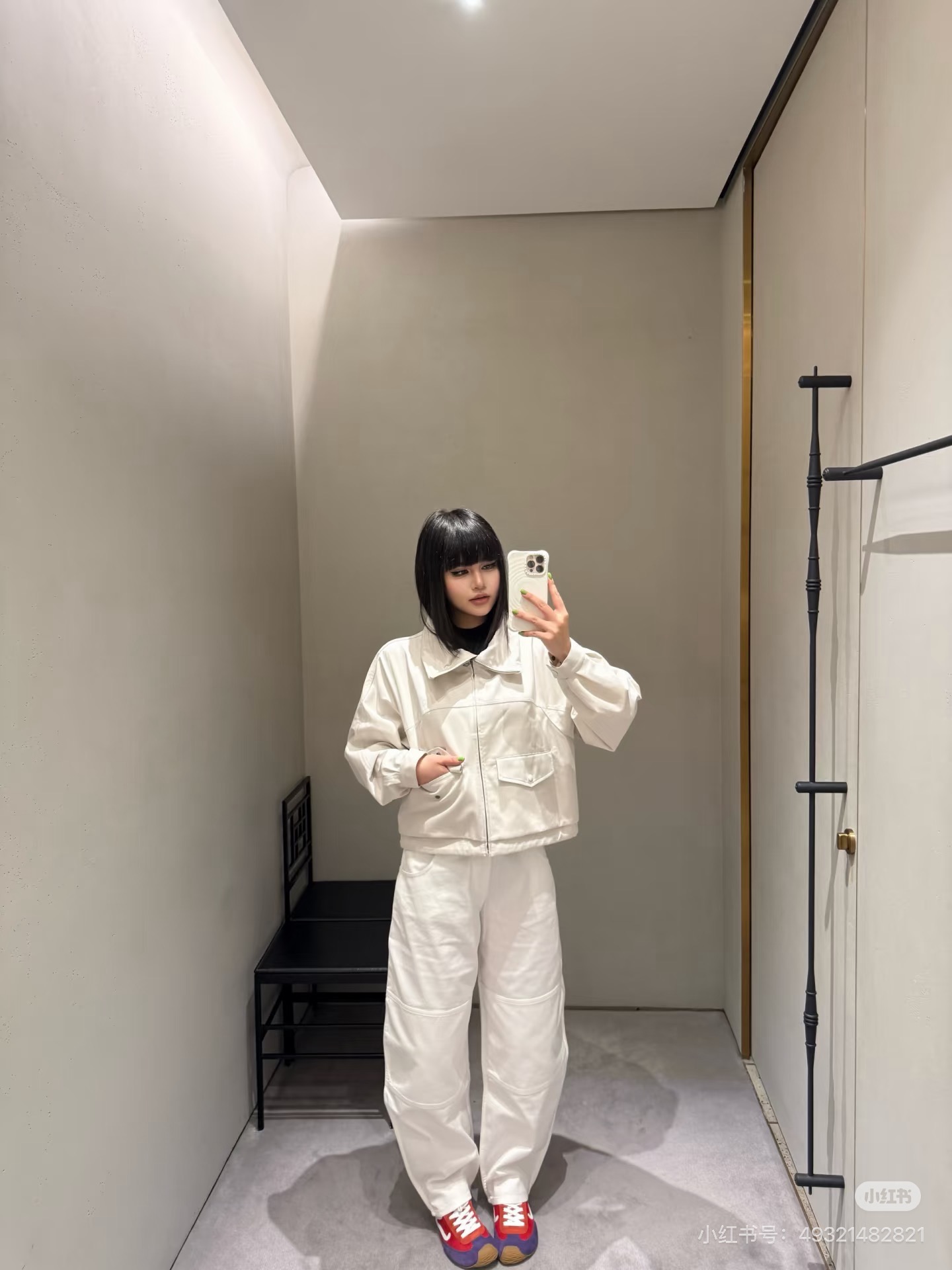 Loe 26FW Cropped Denim Jacket