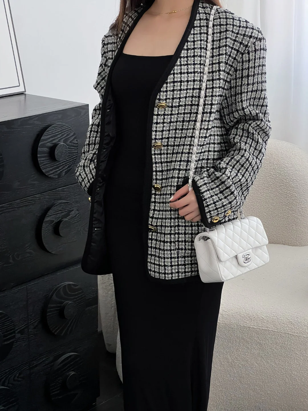Chan cf20 chain shoulder bag