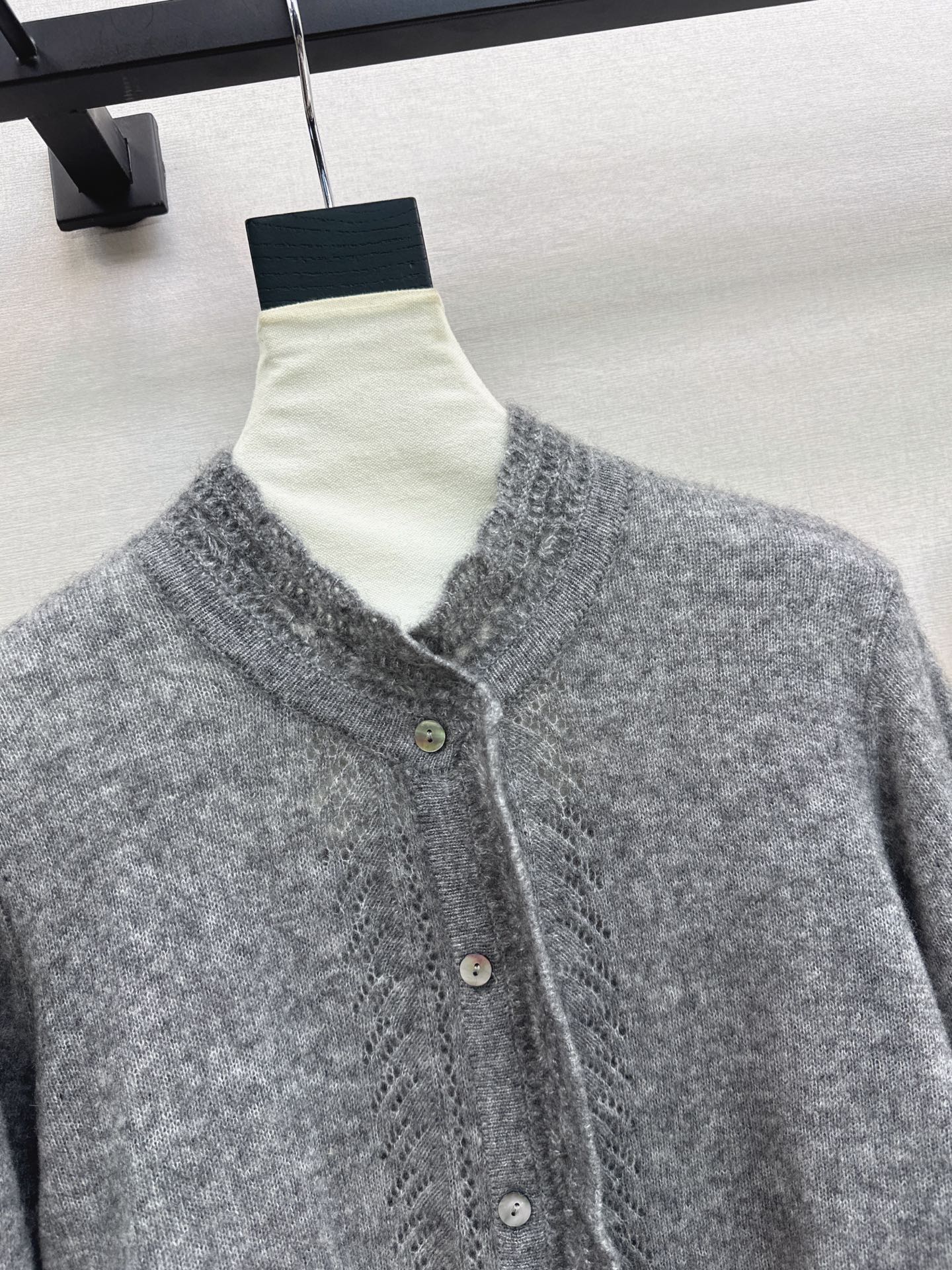 ES 26fw wool knit vest cardigan sets