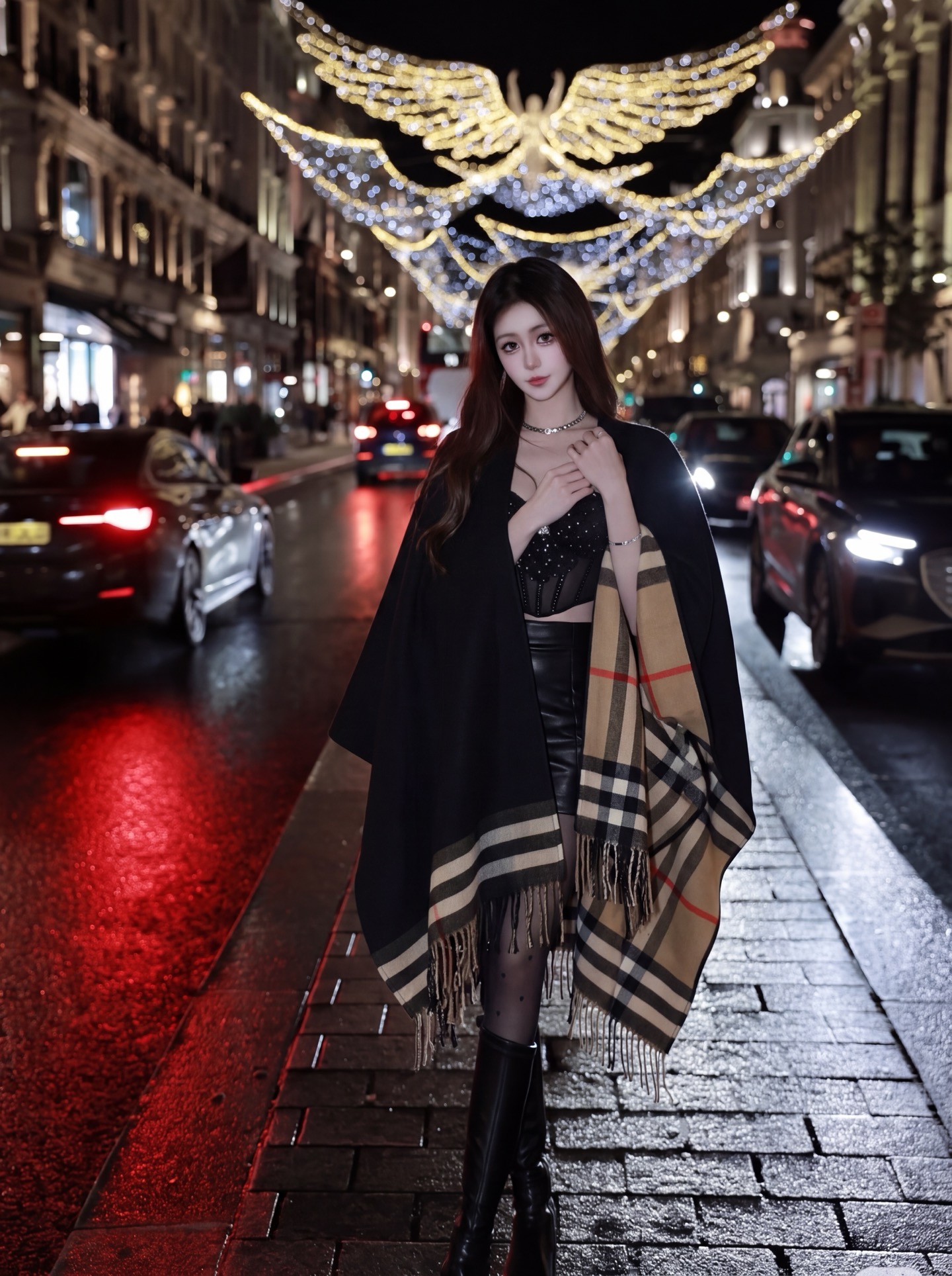 Bur 26fw shawls cape