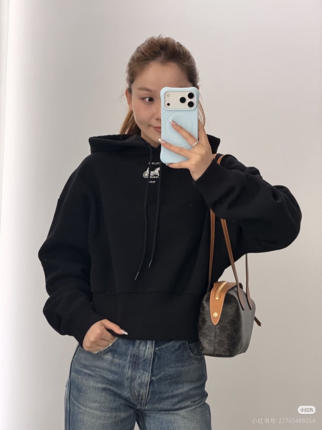 Celi 26fw embroidery hoodies