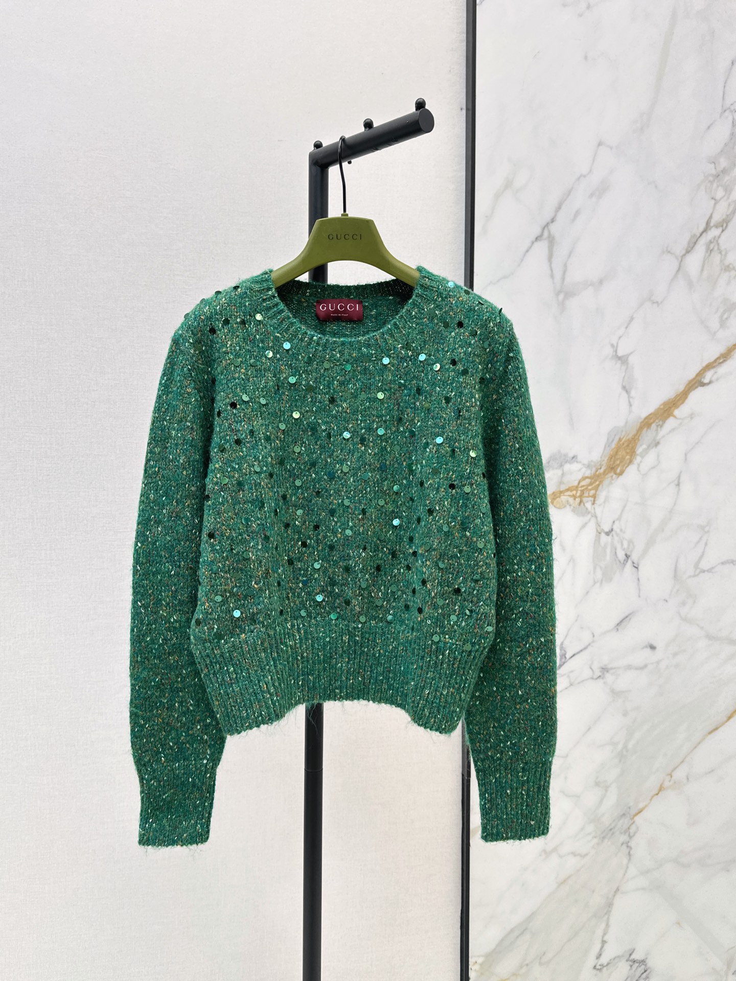Guc 26fw sequin knit sweater