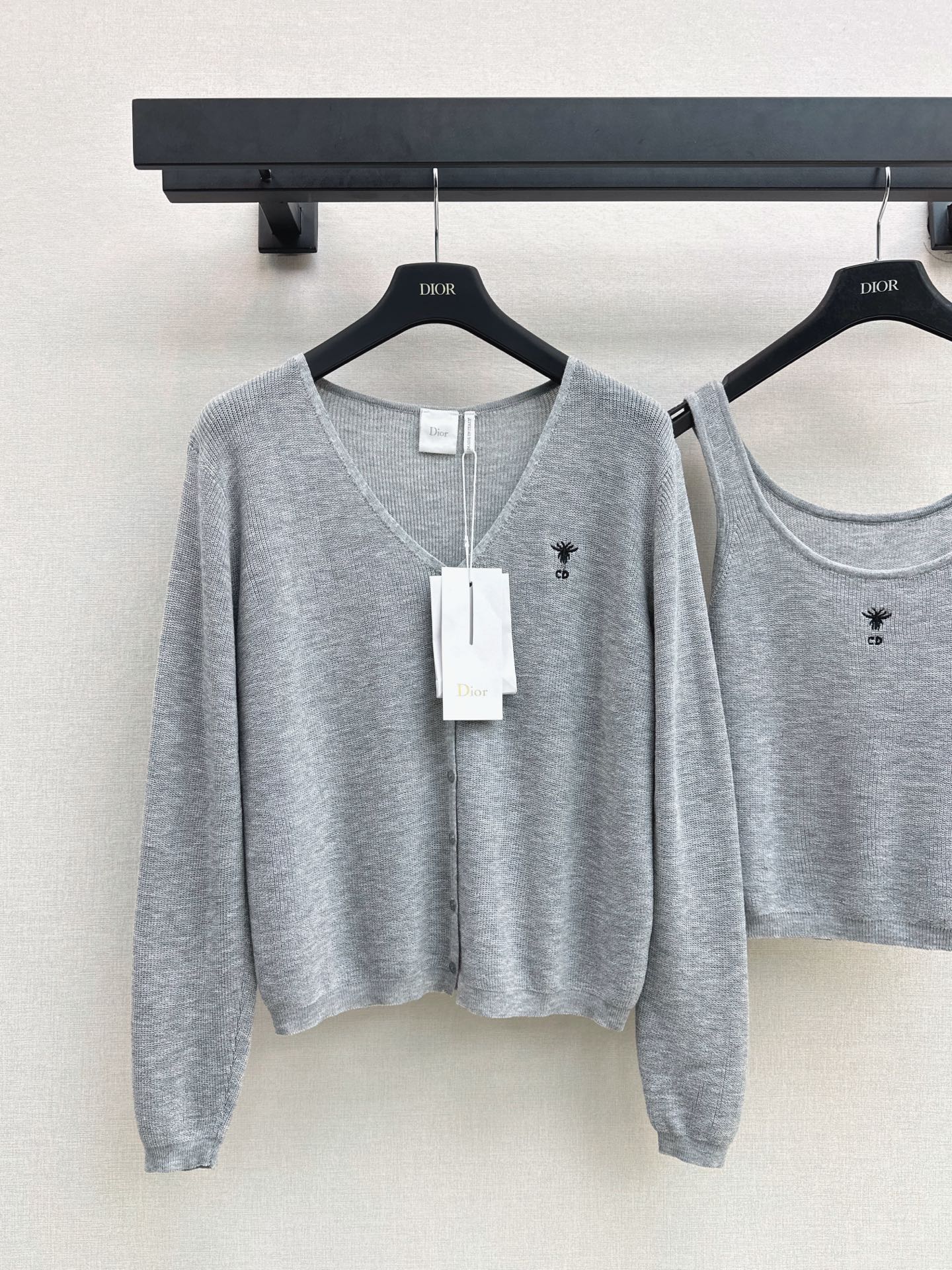 CD 26fw knit vest cardigan sets