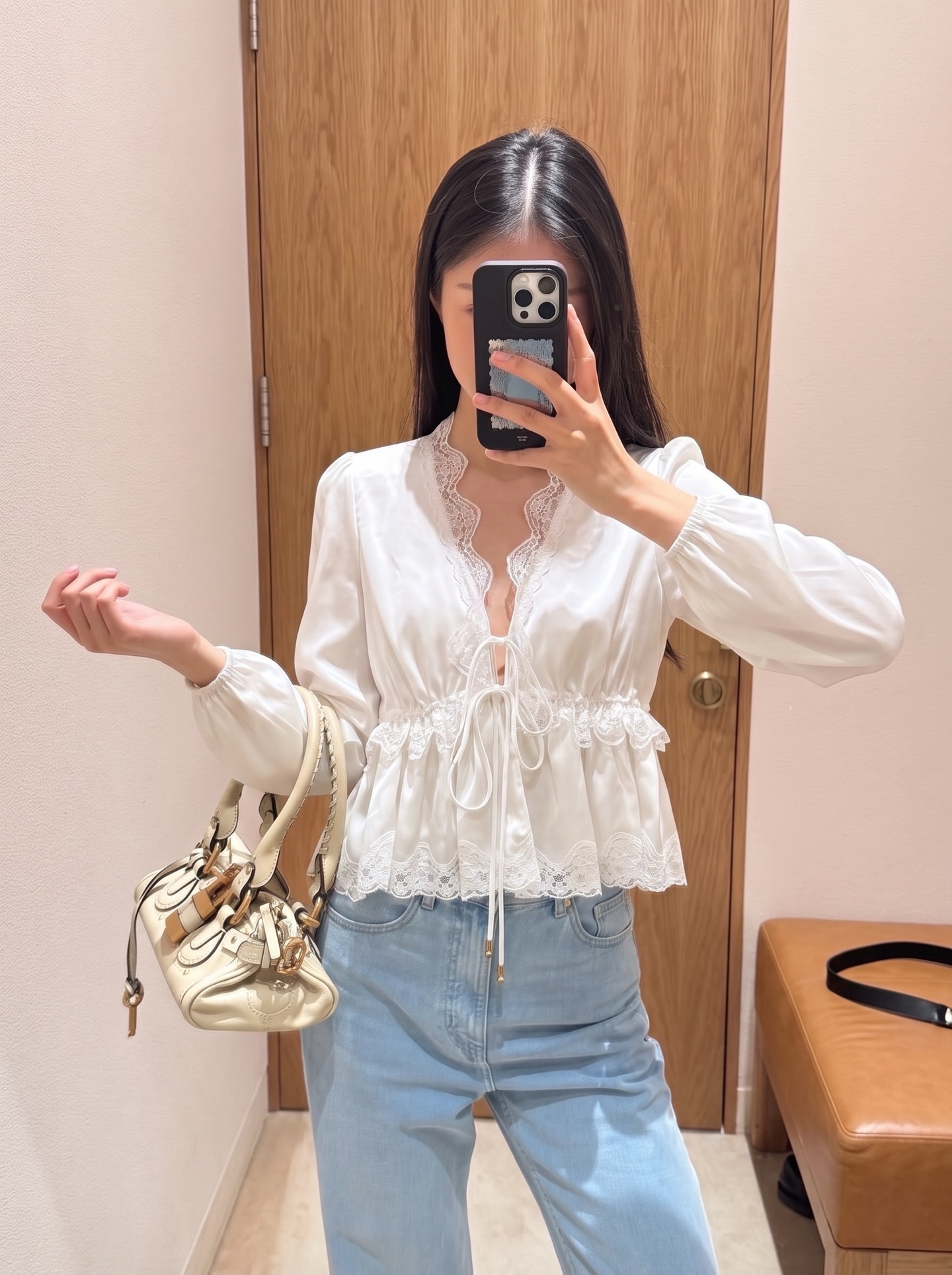 Chol 26fw lace cardigan