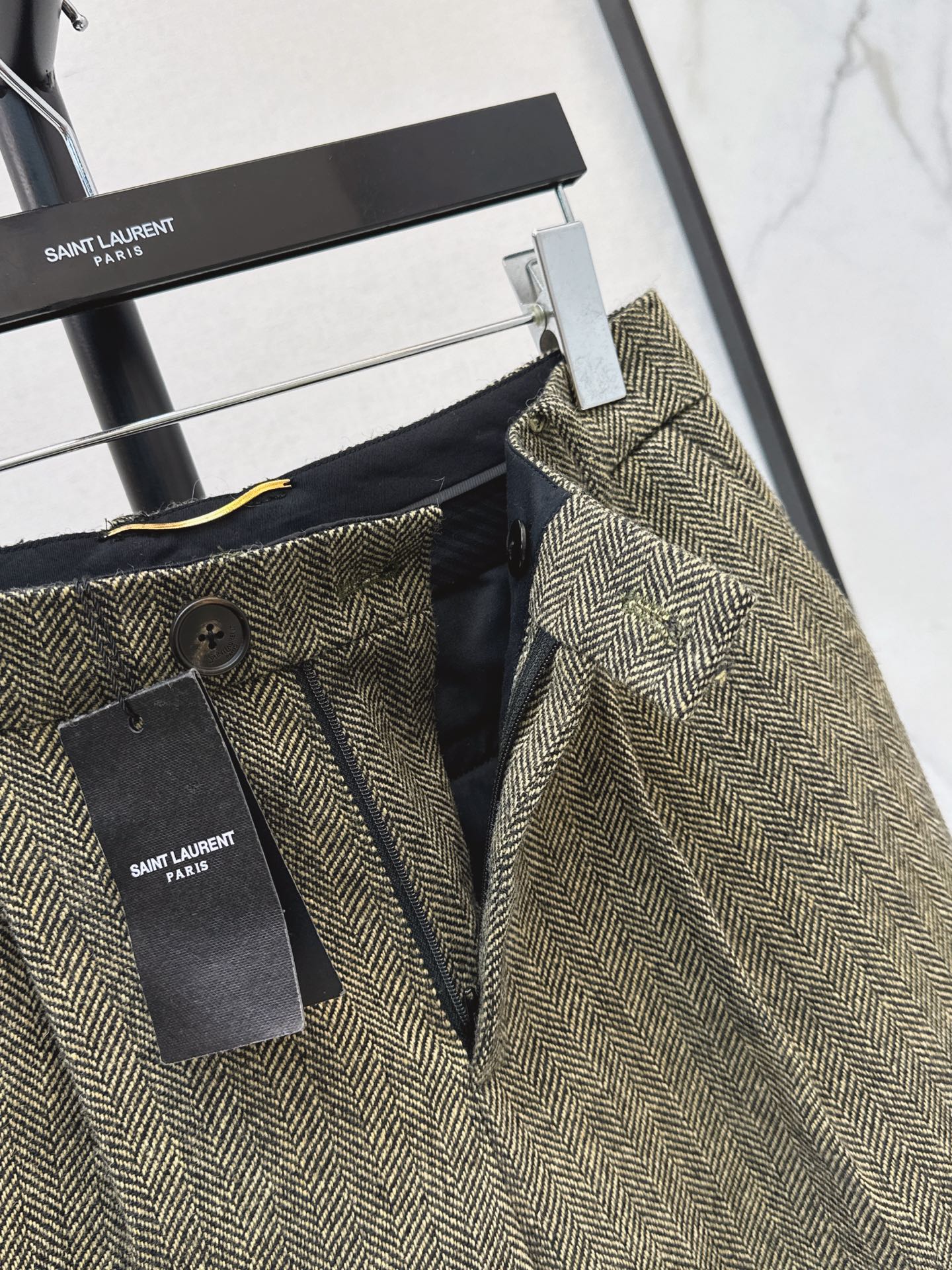 Sain 26fw cropped suit pants