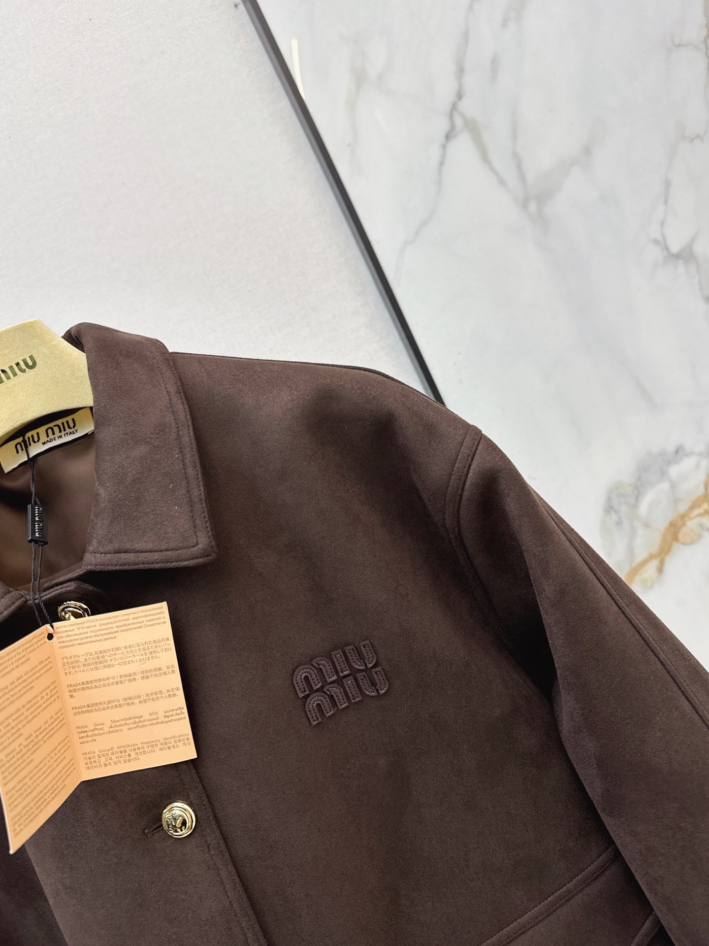 Miu 26fw collared jacket