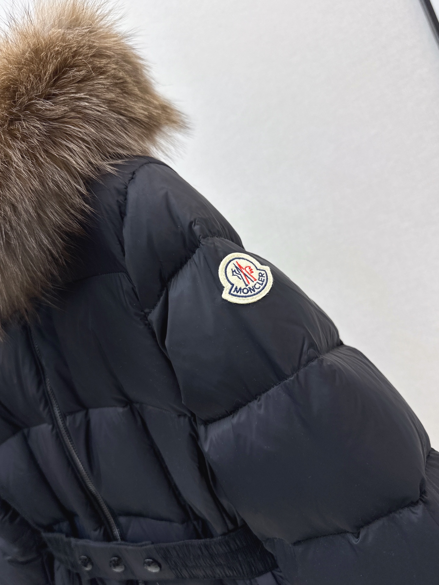 Monc 26fw hooded long down jacket