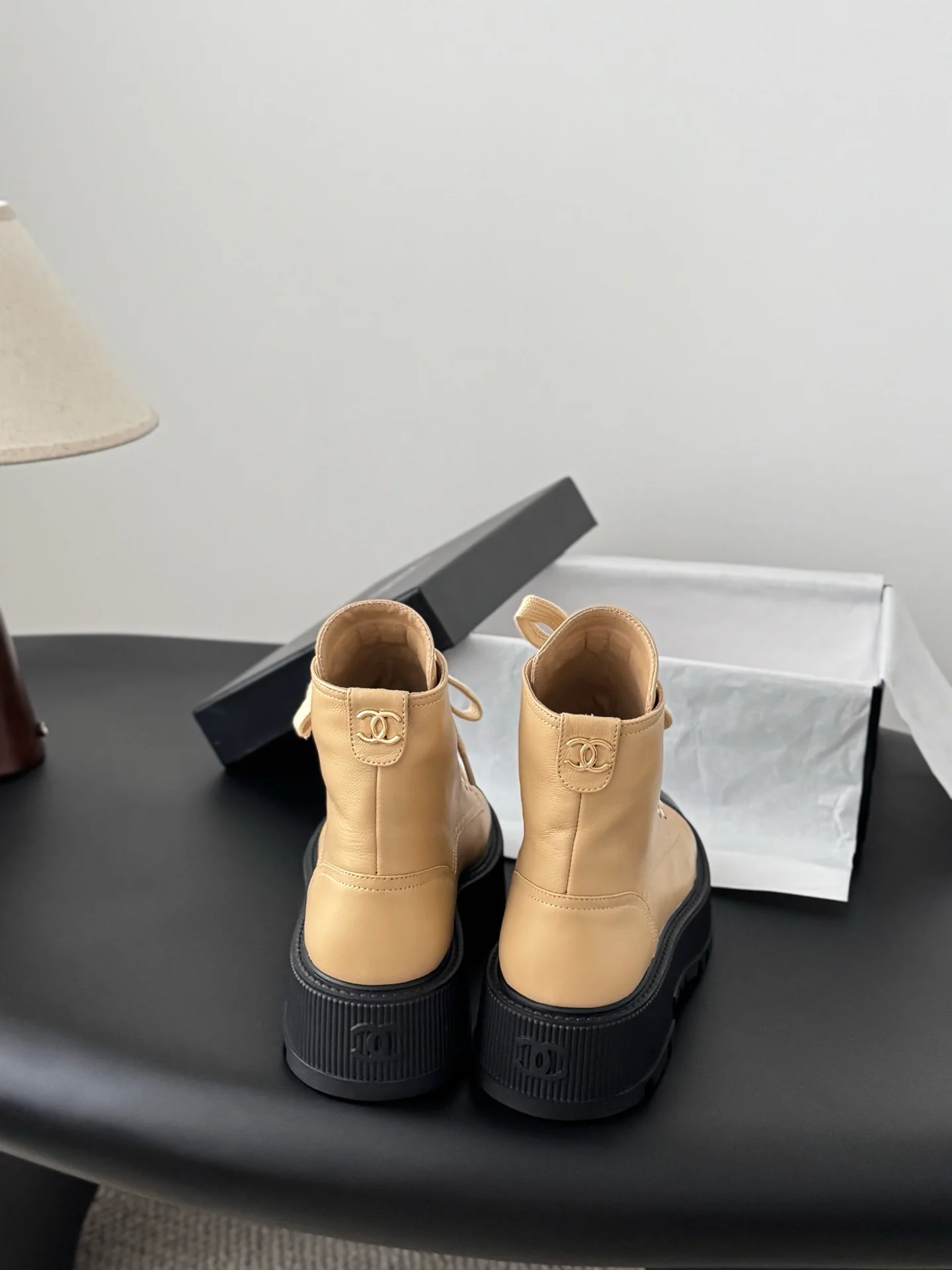Chan 25fw ankle boots