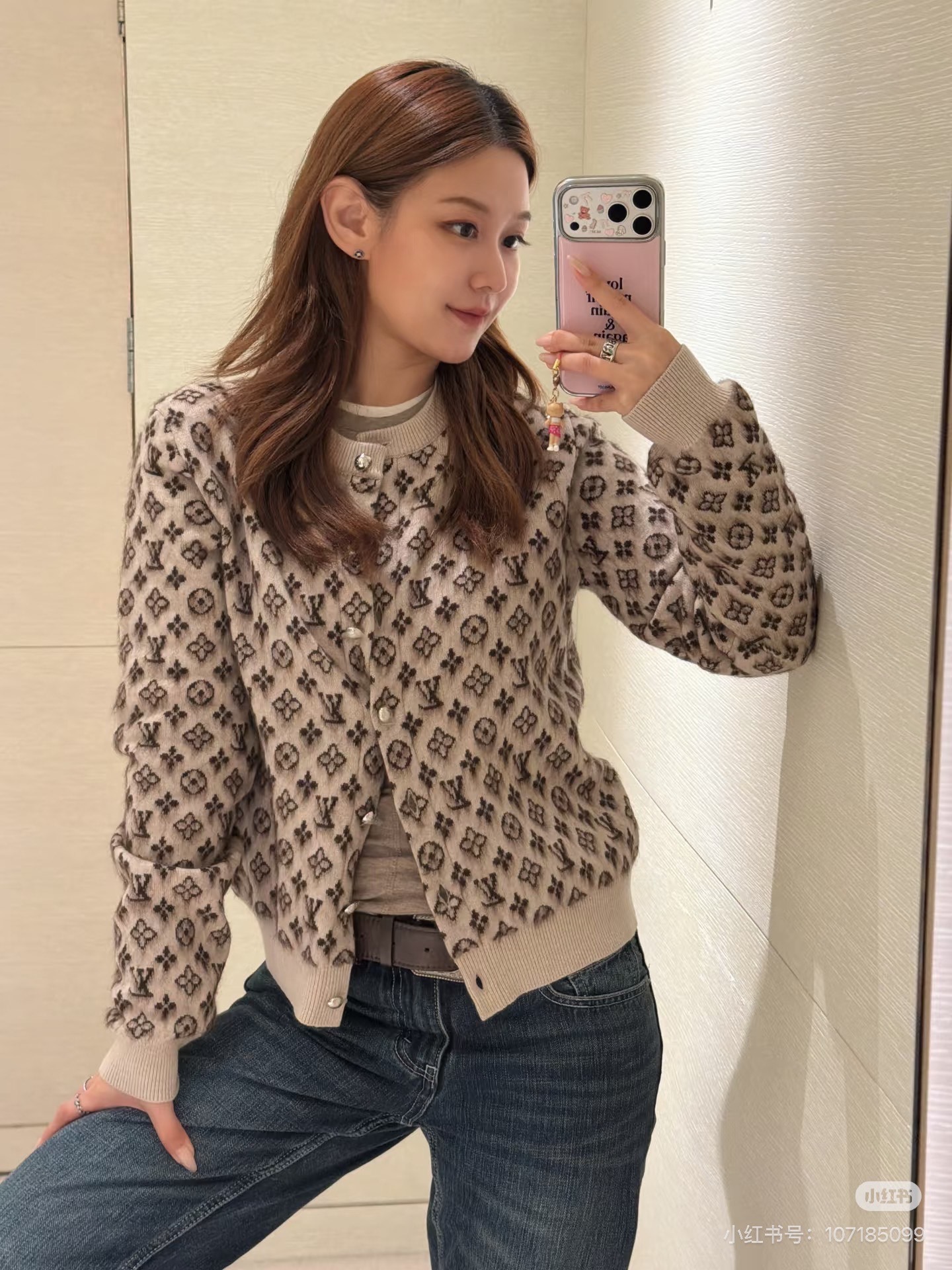 Loui 26fw jacquard cardigan