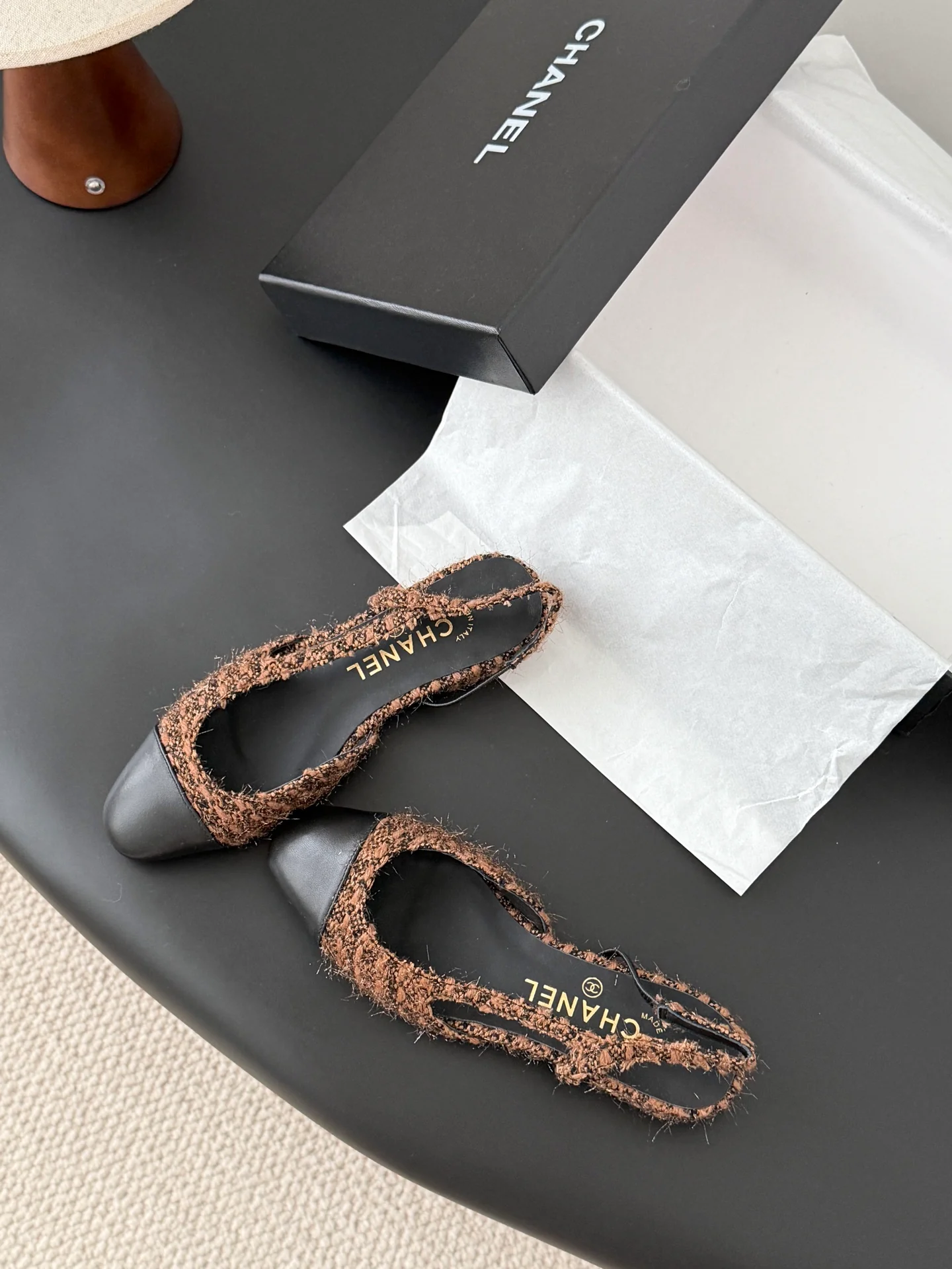 Chan 25fw slingback sandals