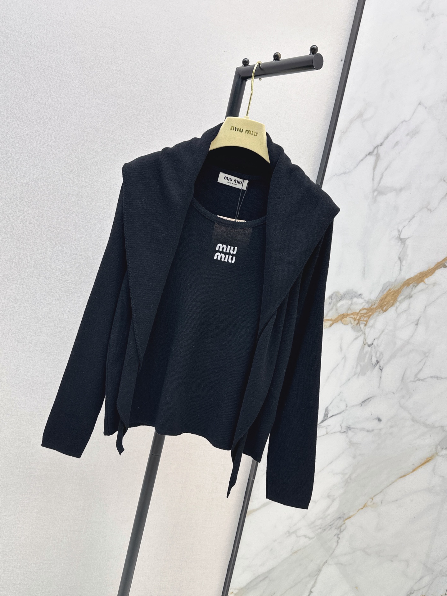 Miu 26fw shawl knitwear