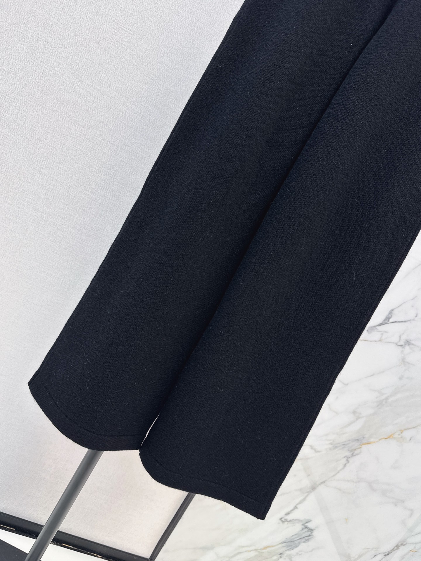 Chan 26fw cashmere straight-leg pants