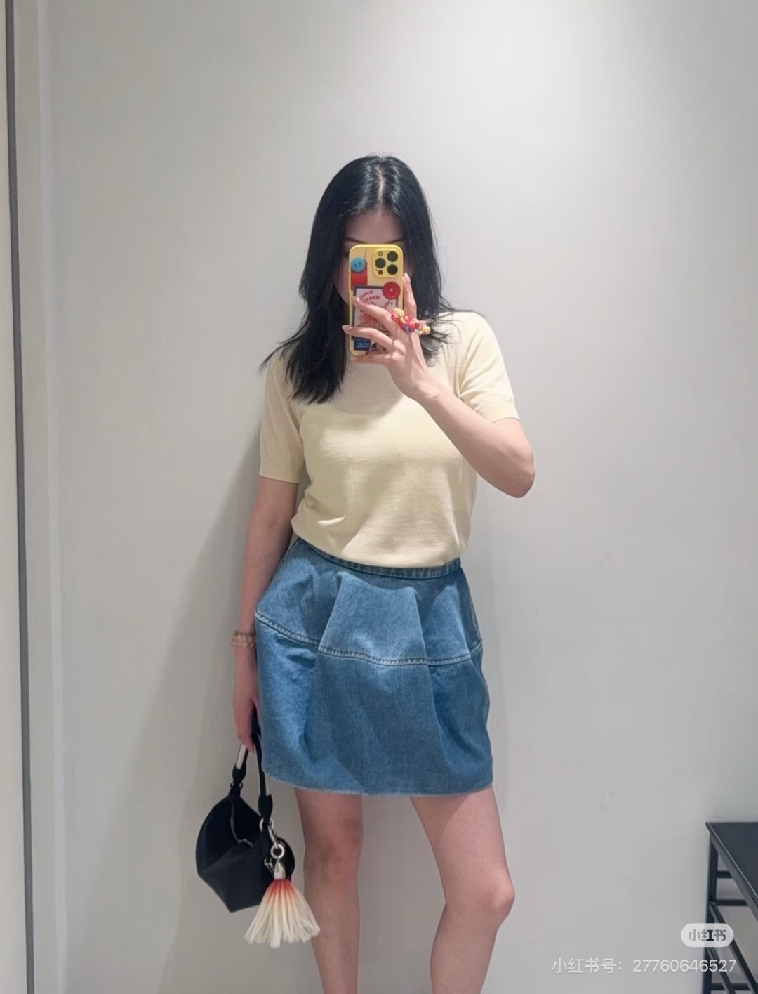 Loe 26fw denim skirt