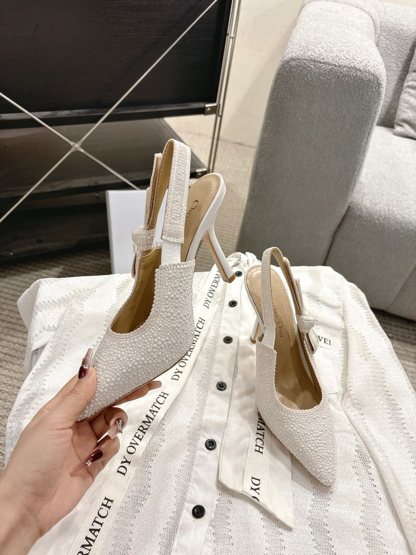 CD 25fw slingback heels